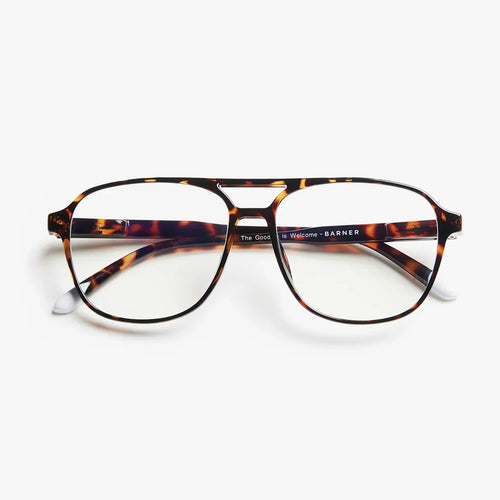 BARNER | Brad | Blue Light Glasses | Glossy Tortoise