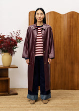 Load image into Gallery viewer, FRNCH | Halimi Trench Coat | Bordeaux - LONDØNWORKS