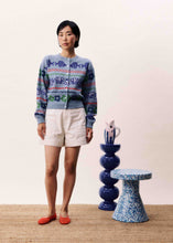 Load image into Gallery viewer, FRNCH | Federica Cardigan | Light Blue
