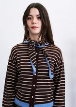 Load image into Gallery viewer, FRNCH | Kastro Cardigan &amp; Scarf Set | Ice Brown