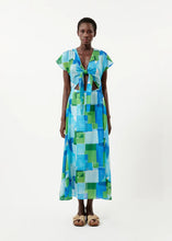 Load image into Gallery viewer, FRNCH | Coraly Dress | Geo Blue - LONDØNWORKS