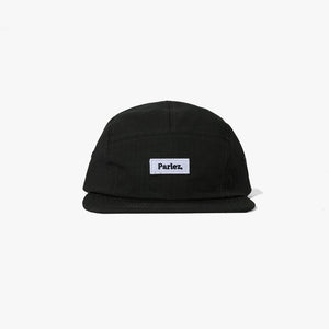 PARLEZ | Cover 5 Panel Cap | Black