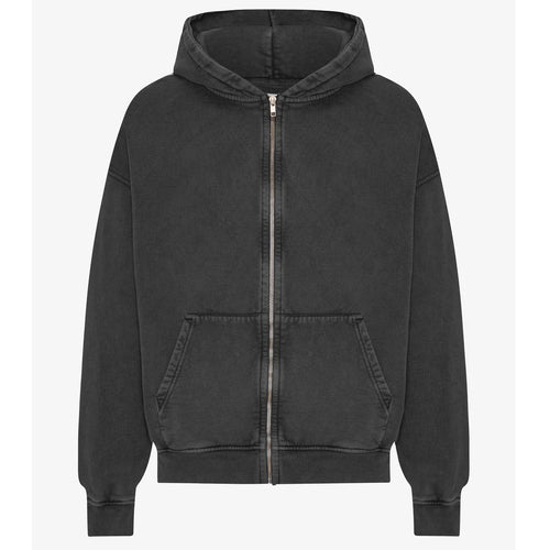 COLORFUL STANDARD | Classic Oversized Organic Zip Hood | Faded Black