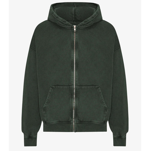 COLORFUL STANDARD | Classic Oversized Organic Zip Hood | Midnight Forest