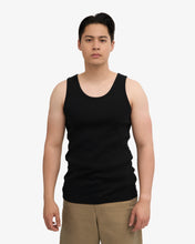 Load image into Gallery viewer, COLORFUL STANDARD | Organic Rib Tank Top | Deep Black - LONDØNWORKS