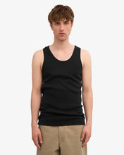 Load image into Gallery viewer, COLORFUL STANDARD | Organic Rib Tank Top | Deep Black - LONDØNWORKS