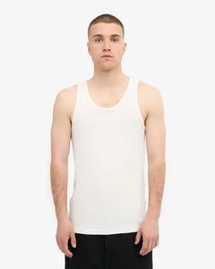 COLORFUL STANDARD | Organic Rib Tank Top | Optical White - LONDØNWORKS