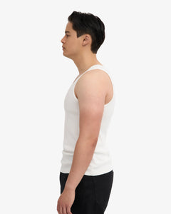 COLORFUL STANDARD | Organic Rib Tank Top | Optical White - LONDØNWORKS