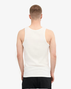 COLORFUL STANDARD | Organic Rib Tank Top | Optical White - LONDØNWORKS