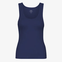 Load image into Gallery viewer, COLORFUL STANDARD | Women Organic Rib Tank Top | Marine Blue