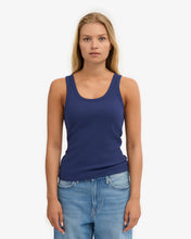 Load image into Gallery viewer, COLORFUL STANDARD | Women Organic Rib Tank Top | Marine Blue