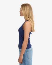 Load image into Gallery viewer, COLORFUL STANDARD | Women Organic Rib Tank Top | Marine Blue
