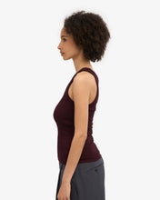 Load image into Gallery viewer, COLORFUL STANDARD | Women Organic Rib Tank Top | Oxblood Red