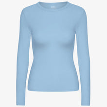 Load image into Gallery viewer, COLORFUL STANDARD | Women Organic Rib Long Sleeve T Shirt | Seaside Blue - LONDØNWORKS