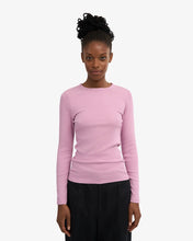 Load image into Gallery viewer, COLORFUL STANDARD | Women Organic Rib Long Sleeve T Shirt | Cherry Blossom
