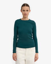 Load image into Gallery viewer, COLORFUL STANDARD | Women Organic Rib Long Sleeve T Shirt | Ocean Green - LONDØNWORKS