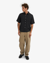 Load image into Gallery viewer, COLORFUL STANDARD | Linen SS Shirt | Deep Black - LONDØNWORKS