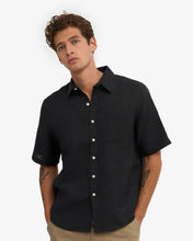 Load image into Gallery viewer, COLORFUL STANDARD | Linen SS Shirt | Deep Black - LONDØNWORKS