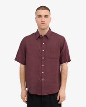 Load image into Gallery viewer, COLORFUL STANDARD | Linen SS Shirt | Oxblood Red