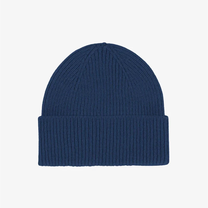 COLORFUL STANDARD | Merino Wool Beanie | Marine Blue