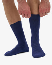 Load image into Gallery viewer, COLORFUL STANDARD | Men Classic Organic Sock | Marine Blue - LONDØNWORKS
