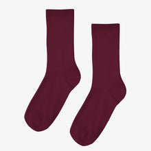 Load image into Gallery viewer, COLORFUL STANDARD | Womens Classic Organic Sock | Oxblood Red