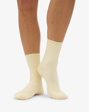 Load image into Gallery viewer, COLORFUL STANDARD | Womens Classic Organic Sock | Soft Yellow - LONDØNWORKS