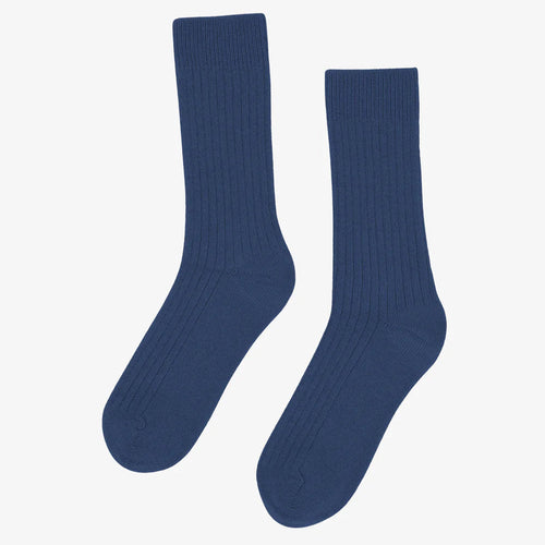 COLORFUL STANDARD | Merino Wool Blend Sock | Petrol Blue