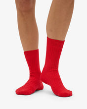 Load image into Gallery viewer, COLORFUL STANDARD | Merino Wool Blend Sock | Red Tangerine