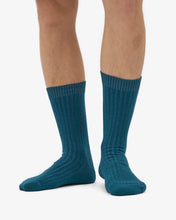 Load image into Gallery viewer, COLORFUL STANDARD | Merino Wool Blend Sock | Ocean Green - LONDØNWORKS
