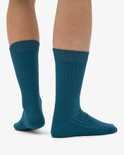Load image into Gallery viewer, COLORFUL STANDARD | Merino Wool Blend Sock | Ocean Green - LONDØNWORKS