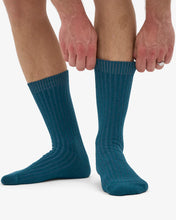 Load image into Gallery viewer, COLORFUL STANDARD | Merino Wool Blend Sock | Ocean Green - LONDØNWORKS