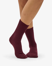 Load image into Gallery viewer, COLORFUL STANDARD | Merino Wool Blend Sock | Oxblood Red