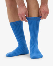 Load image into Gallery viewer, COLORFUL STANDARD | Merino Wool Blend Sock | Pacific Blue
