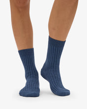 Load image into Gallery viewer, COLORFUL STANDARD | Merino Wool Blend Sock | Petrol Blue