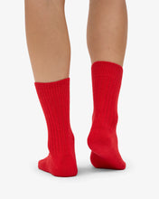 Load image into Gallery viewer, COLORFUL STANDARD | Merino Wool Blend Sock | Red Tangerine