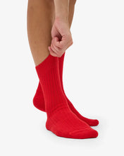 Load image into Gallery viewer, COLORFUL STANDARD | Merino Wool Blend Sock | Red Tangerine