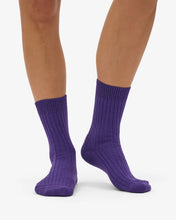 Load image into Gallery viewer, COLORFUL STANDARD | Merino Wool Blend Sock | Ultra Violet