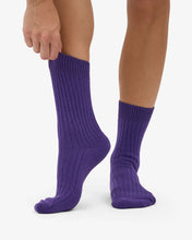 Load image into Gallery viewer, COLORFUL STANDARD | Merino Wool Blend Sock | Ultra Violet
