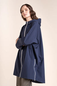 FLOTTE | Liberte Raincoat Cape | Indigo