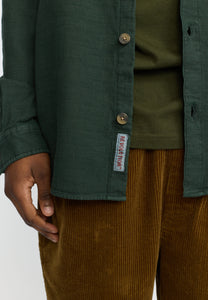 REVOLUTION | 3997 Casual Shirt | Dark Green - LONDØNWORKS