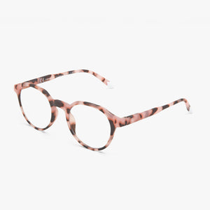 BARNER | Chamberi Blue Light Glasses | Pink Tortoise