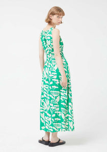 COMPANIA FANTASTICA | Laila Printed Dress | Green - LONDØNWORKS