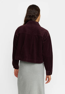 SELFHOOD | 33100 Cropped Shirt | Burgundy