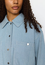 Load image into Gallery viewer, SELFHOOD | 33103 Cropped Shirt Jacket | Blue