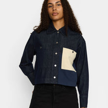 Load image into Gallery viewer, SELFHOOD | 33104 Cropped Shirt Jacket | Navy
