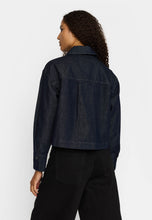 Load image into Gallery viewer, SELFHOOD | 33104 Cropped Shirt Jacket | Navy