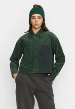 Load image into Gallery viewer, SELFHOOD | 33116 Cropped Shirt Jacket | Green - LONDØNWORKS
