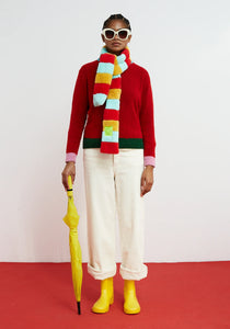 DR BLOOM | Soft Scarf | Red