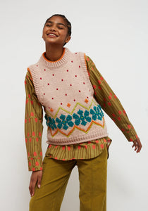 DR BLOOM | Jersey Jumpy Chaleco | Nude
